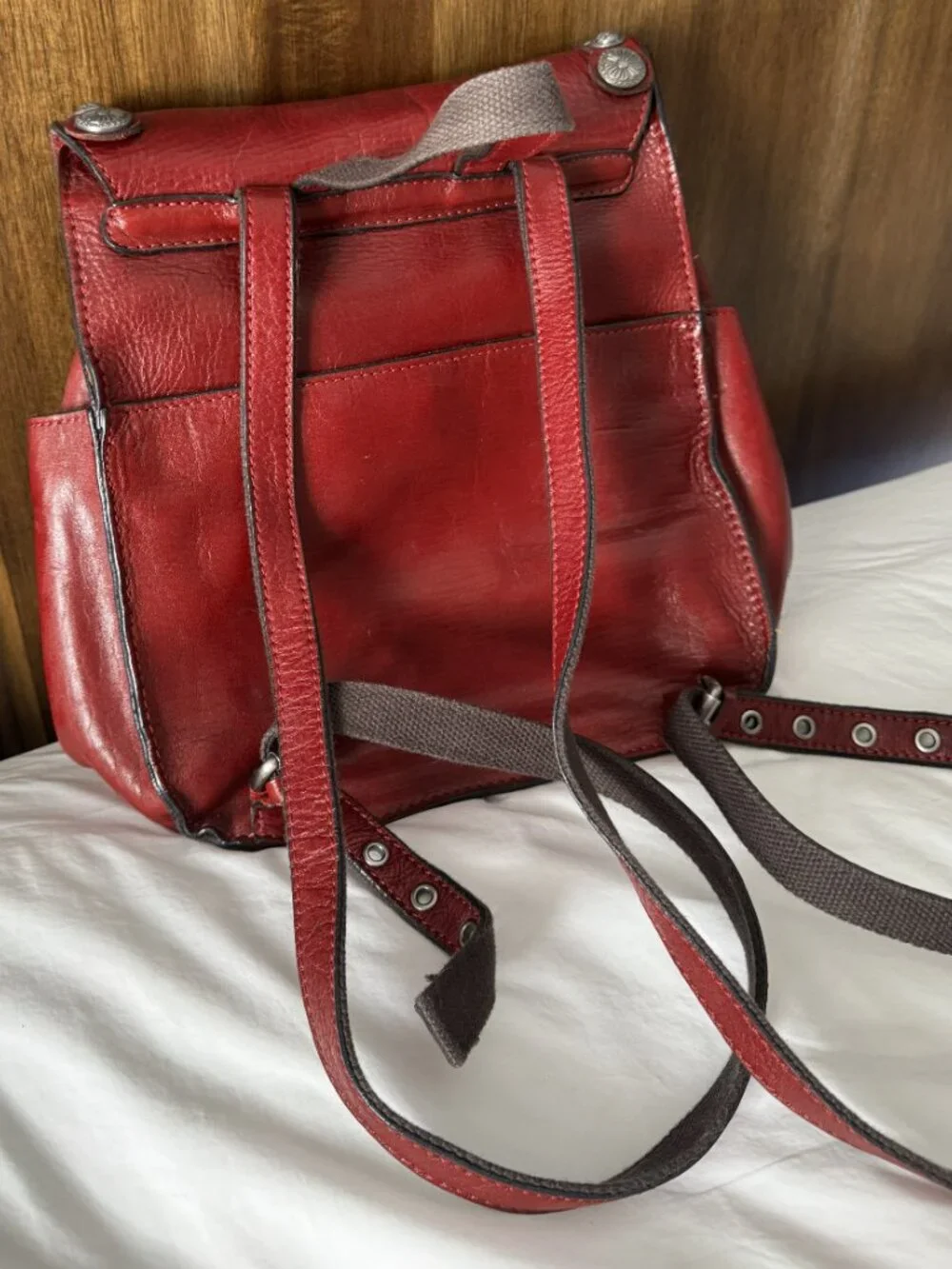 Patricia Nash Renaissance Coin Jovanna Backpack Burgundy
